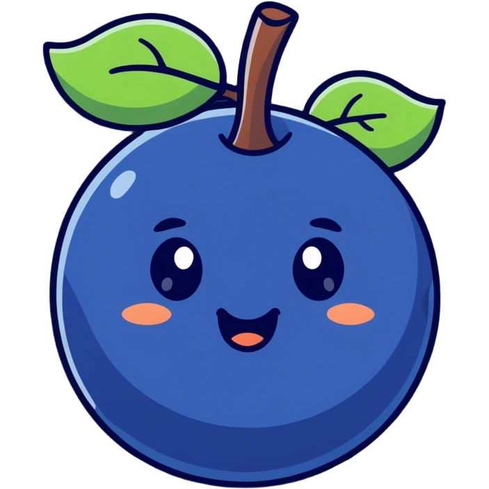 Blueberry  emoji