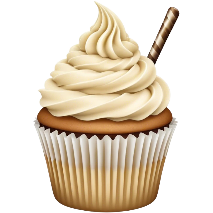 Baileys milkshake cupcake  emoji