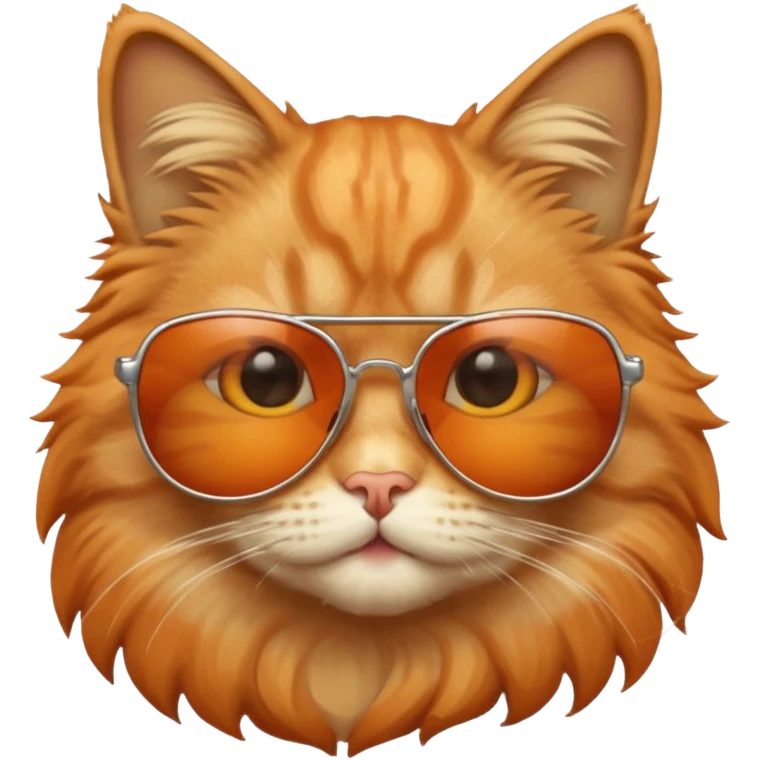 Cat wearing sunglasses emoji