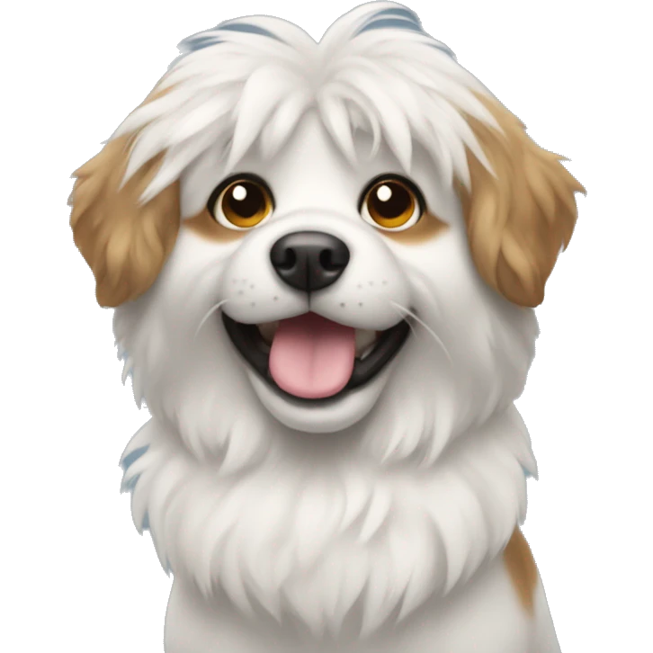 dog with fluff emoji