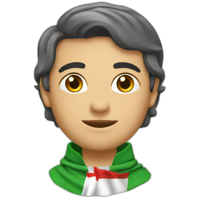 Algérien avec drapeau emoji