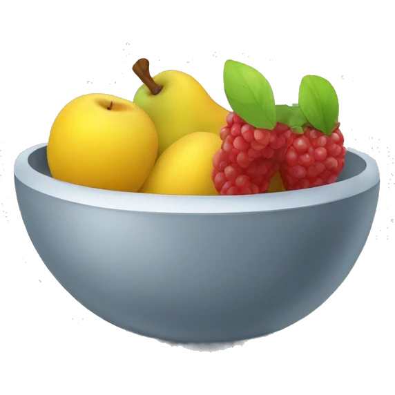 Fruit bowl emoji