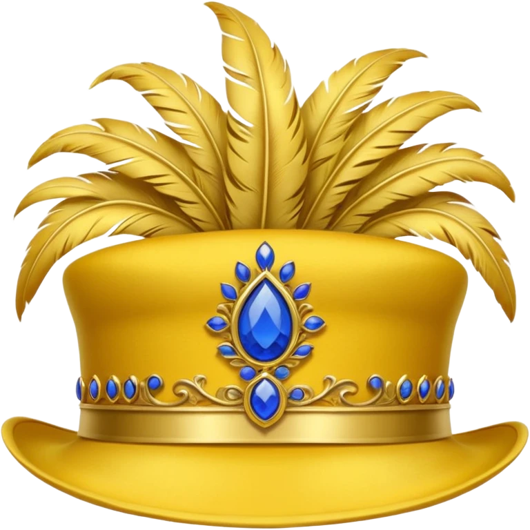 royal yellow hat emoji