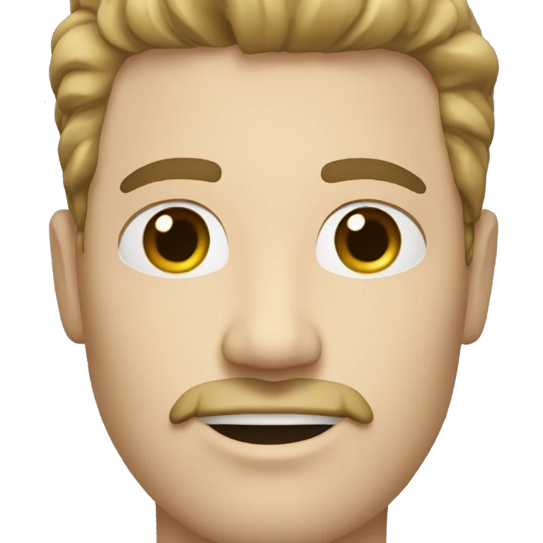 white man with black goatee emoji