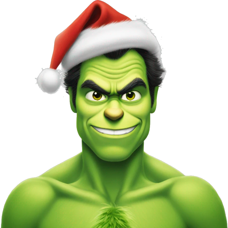 henry cavill as grinch emoji