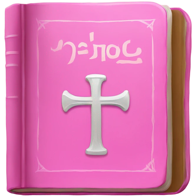 holy bible pink emoji