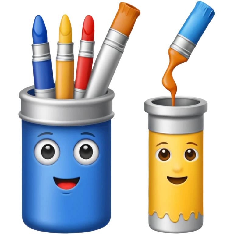 artist paint tubes emoji