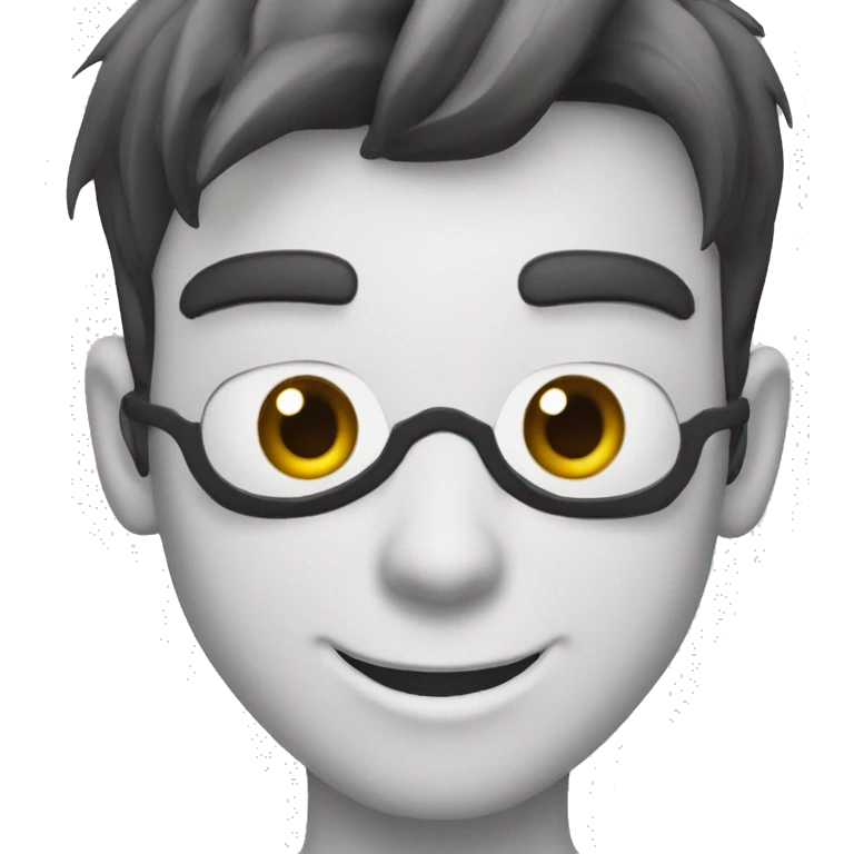 spider man smile balck slin emoji