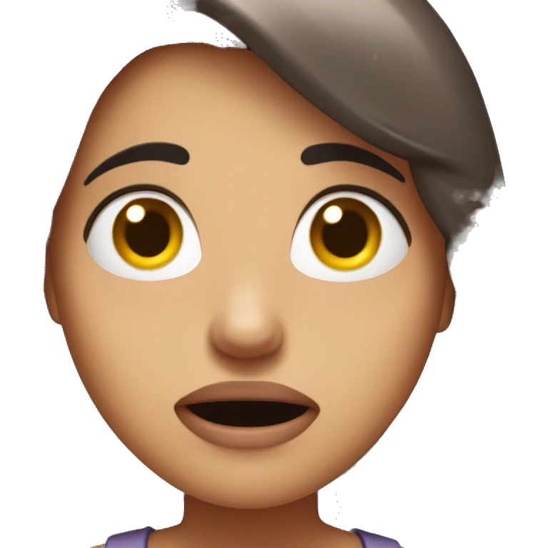 Shocked love emoji
