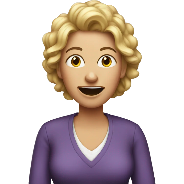 Crazy mom  emoji