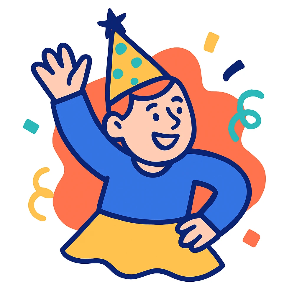party hat emoji