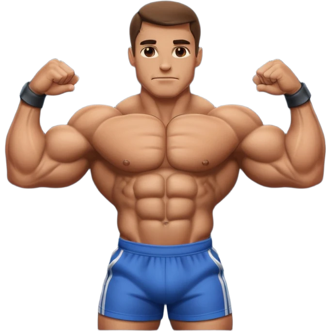 bodybuilder posing emoji