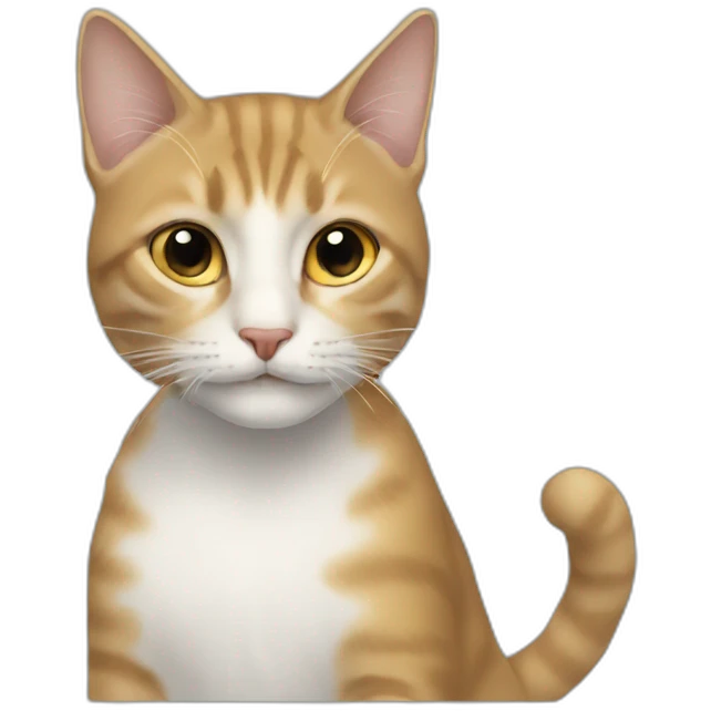 Un chat  emoji