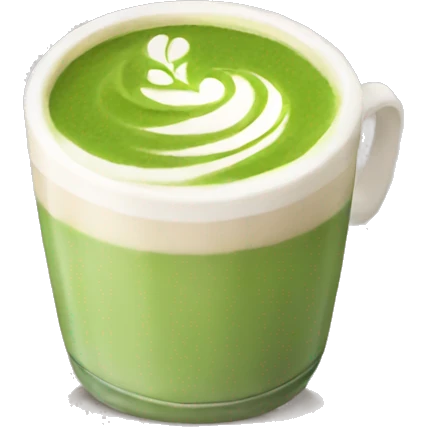 Matcha latte  emoji