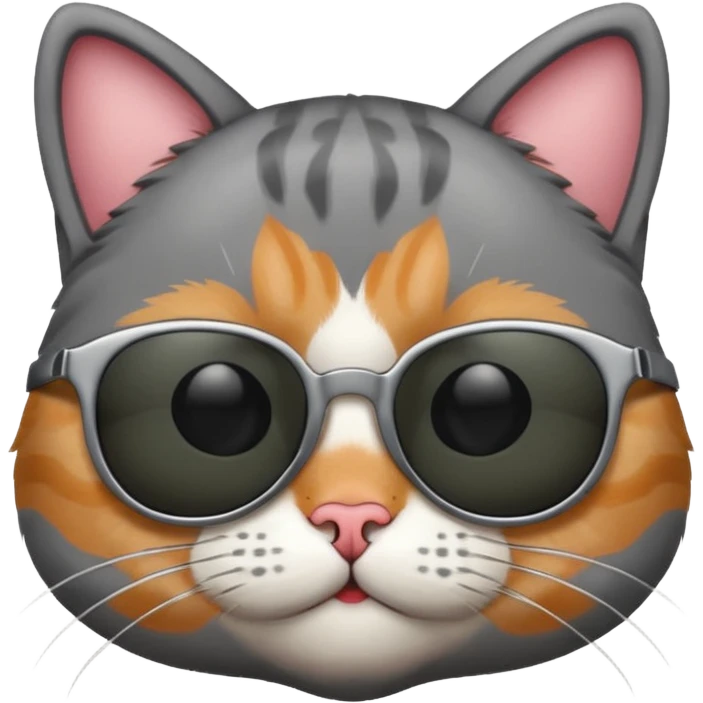 Cat wearing sunglasses emoji