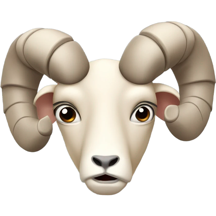 Sad ram emoji