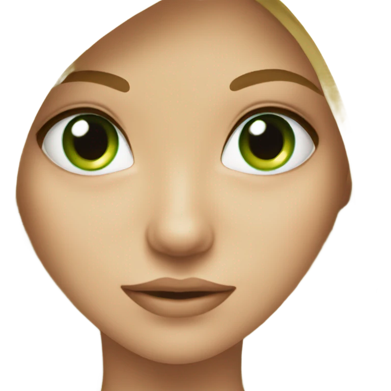 pretty blonde girl with green eyes  emoji