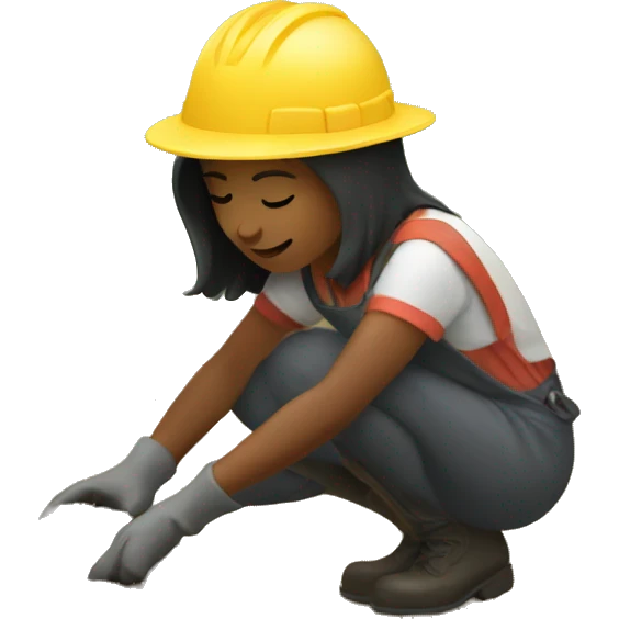 GIRL DIGGING emoji