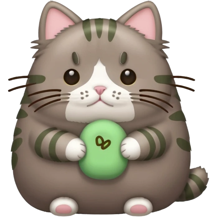green pusheen emoji