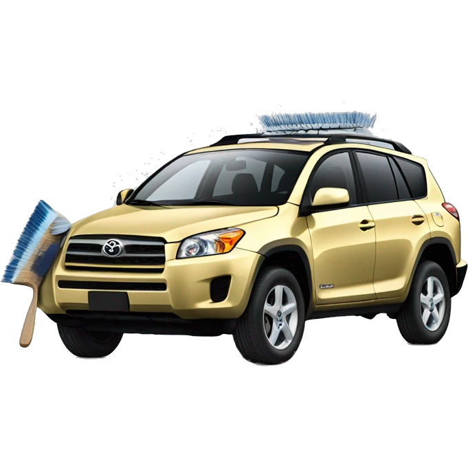 2009 Toyota RAV4 with brush guards emoji