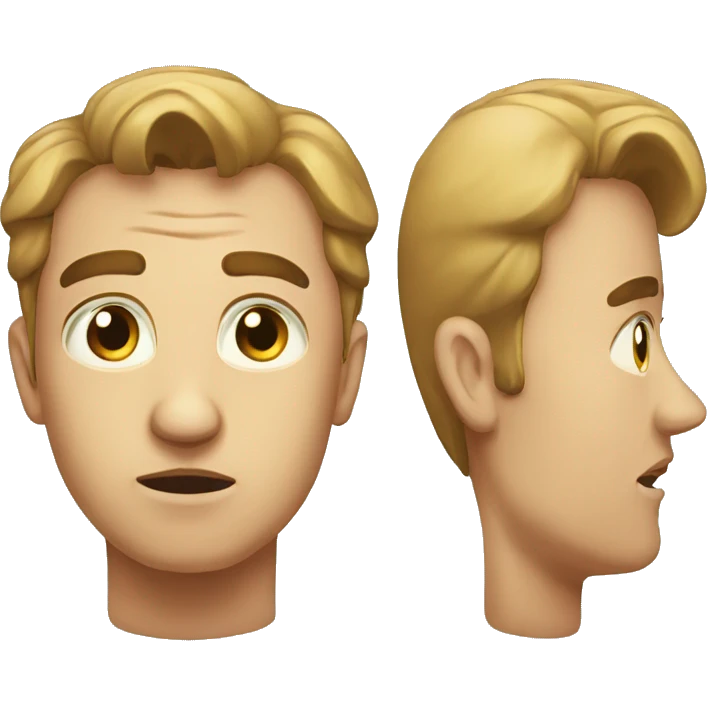 Doubt / scepticism / concern emoji