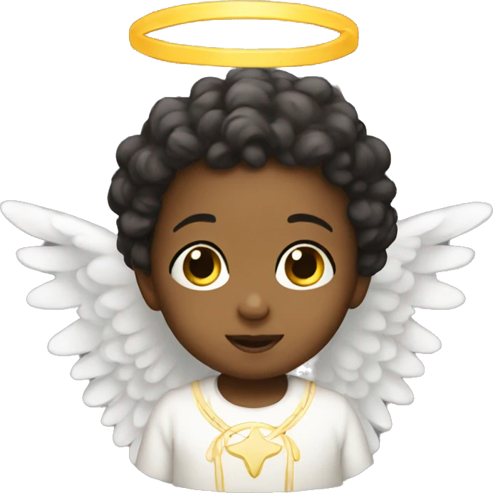 Angelic baby  emoji