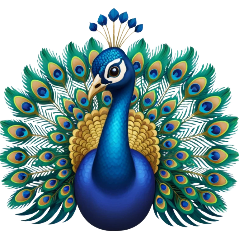 peacock
 emoji