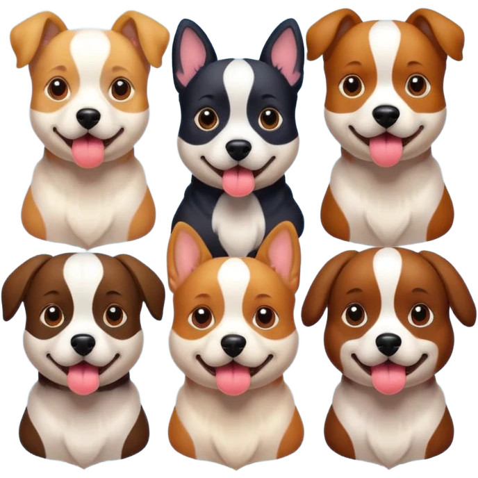4 dogs emoji