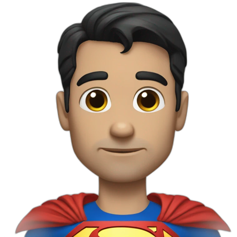 superman-ignores-person emoji