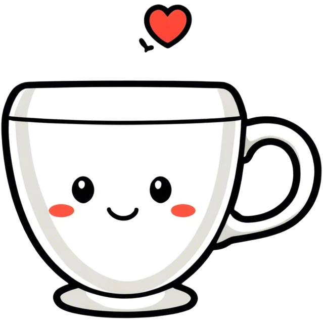 cute coffee cup emoji