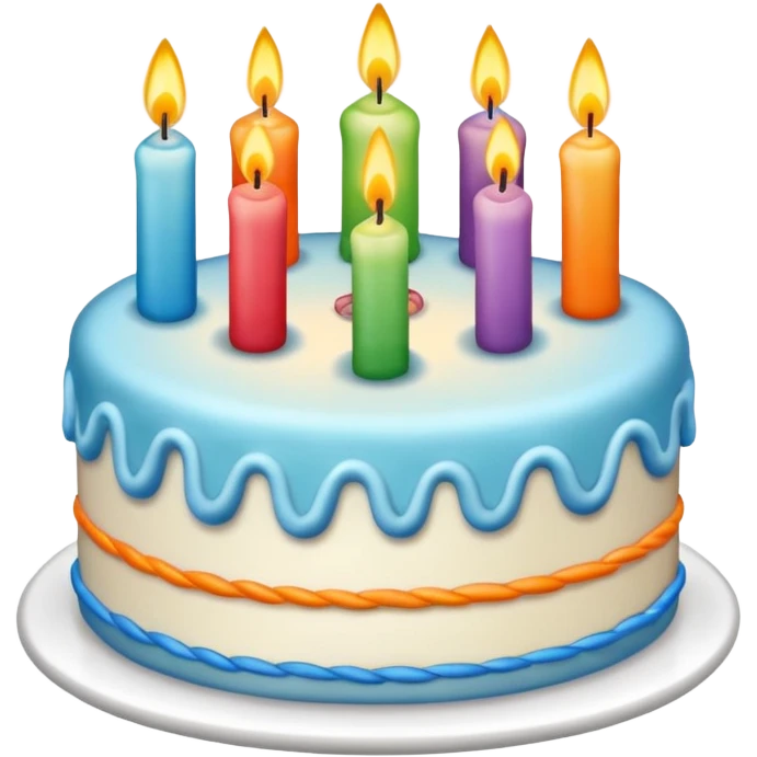 Happy birthday cake emoji
