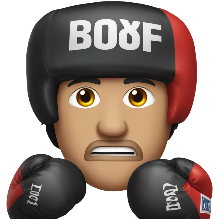 Rocky balboa with his boxing gloves on emoji