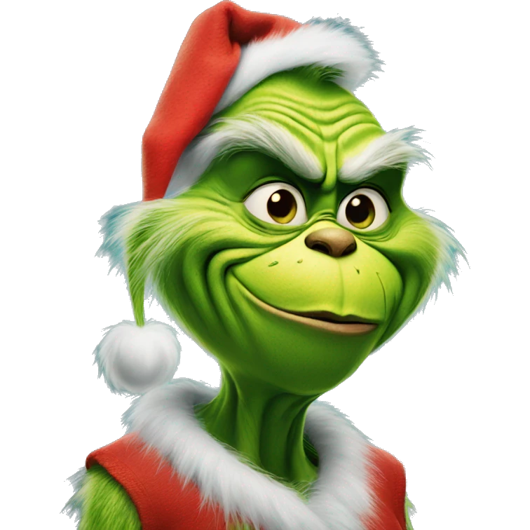 The grinch emoji