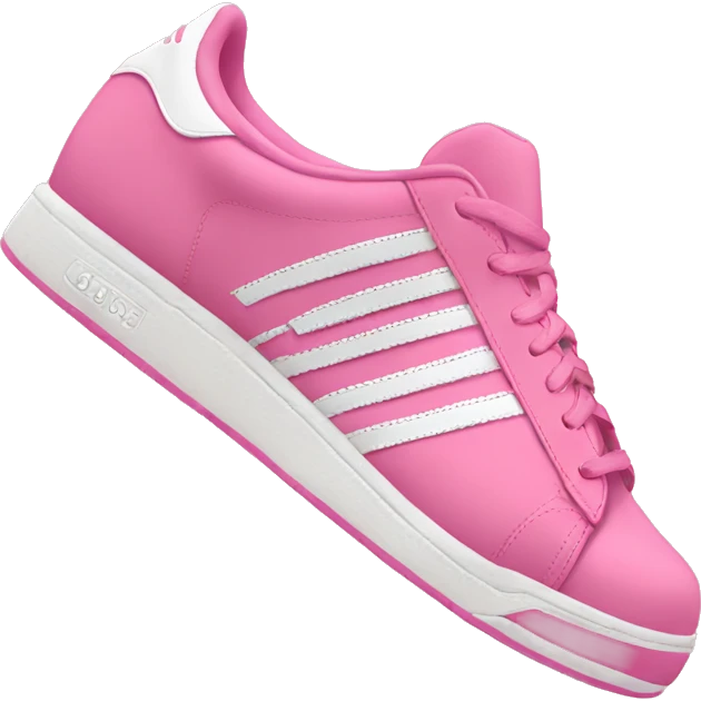 Pink adidas shoes  emoji