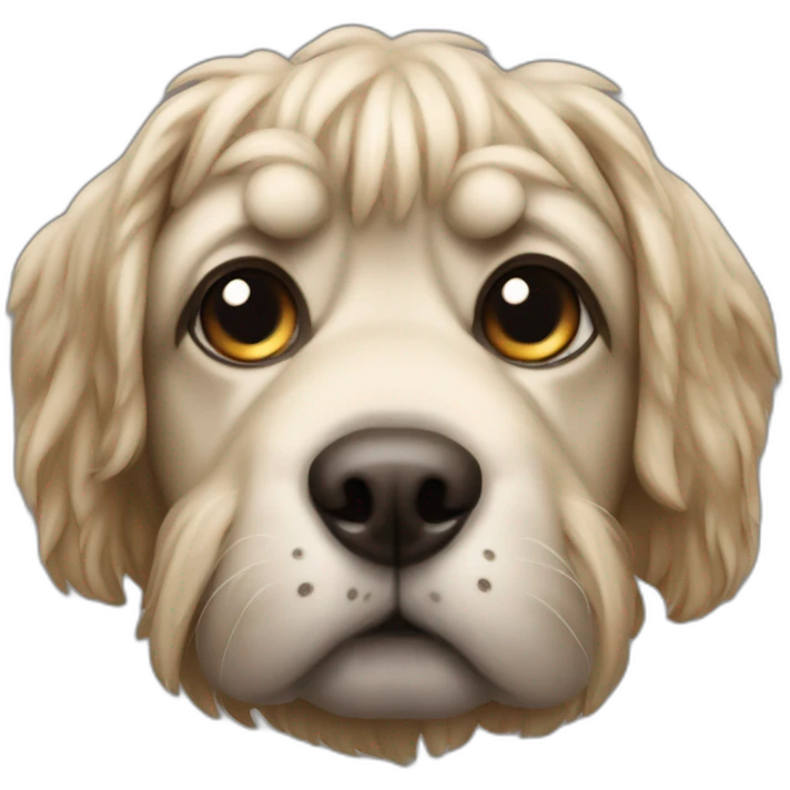 Kind Mops dog emoji