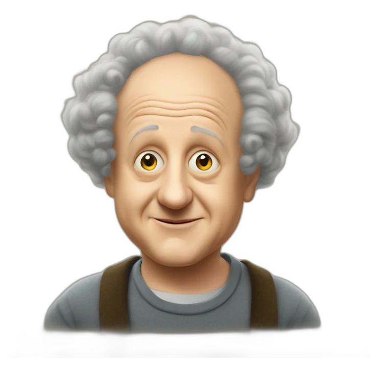 Young Larry fine of the three stooges emoji