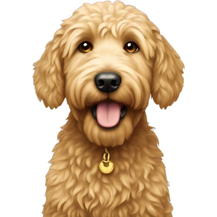 Golden doodle emoji