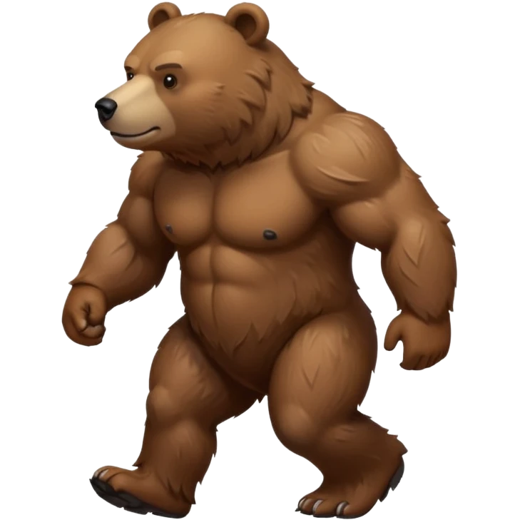 bear walking emoji