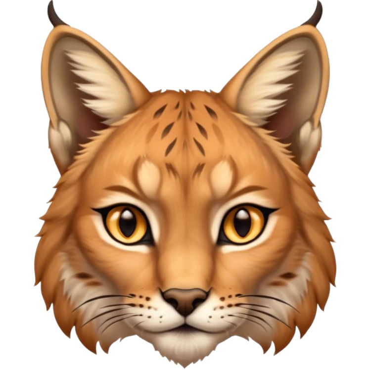 A high-resolution photo-realistic digital illustration of a young lynx, chest upward A high-resolution, photo-realistic digital illustration of a majestic young Eurasian lynx, shown from the shoulder upwards with lynx markings emoji
