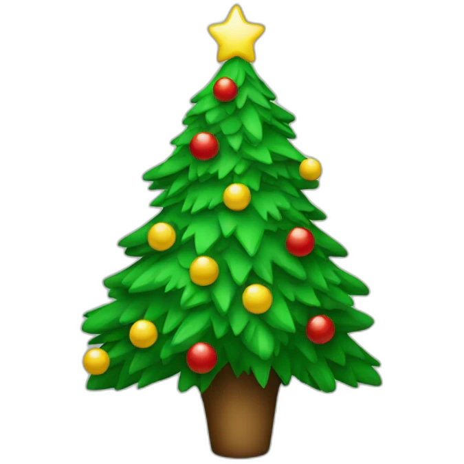 xmas tree emoji