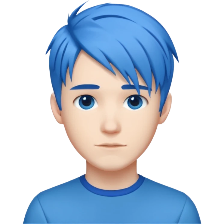 DanTDM with Blue Hair emoji