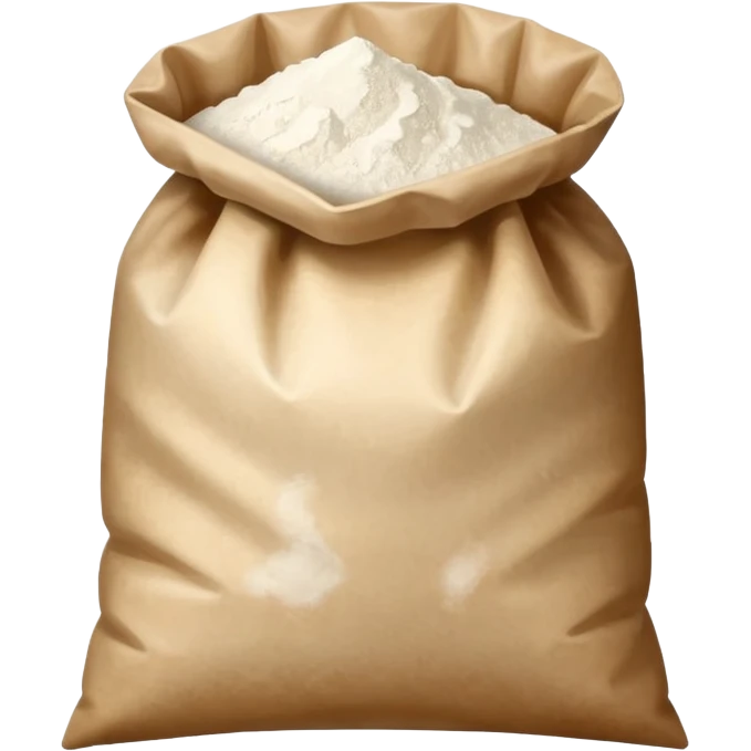 flour in a parchment bag emoji
