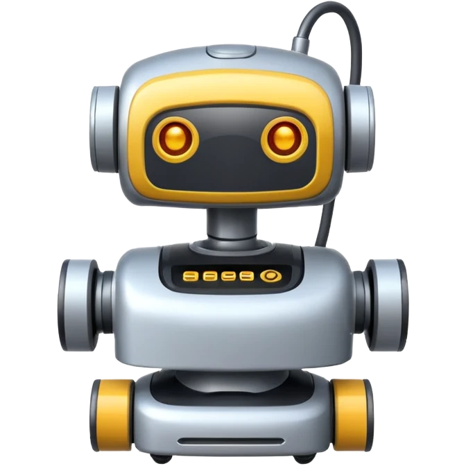 cleaning robot emoji