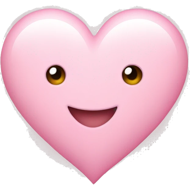 Light Pink heart emoji