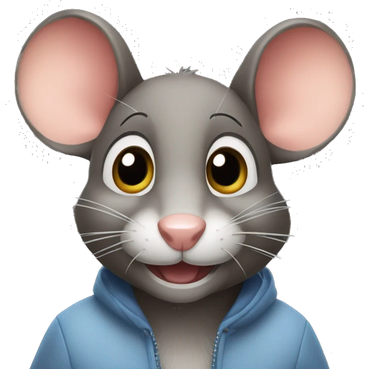 Ratón enojado emoji