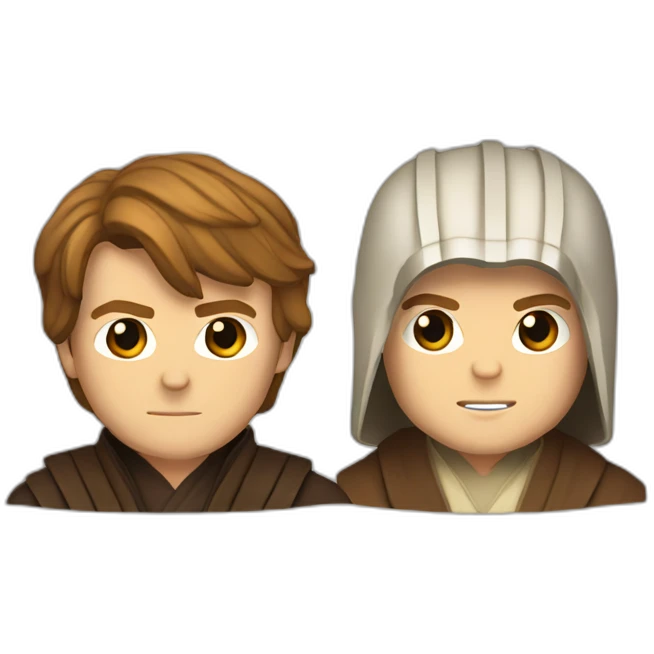 anakin skywalker and obi wan kenobi emoji