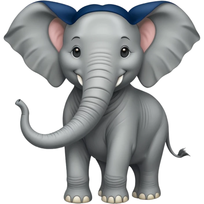 happy elephant emoji