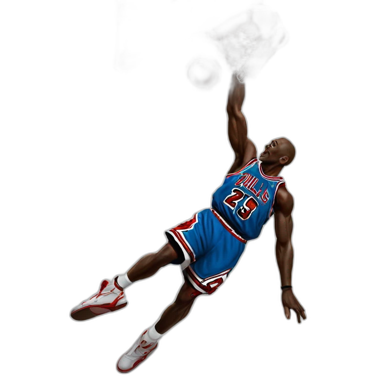 dunking Michael jordan emoji