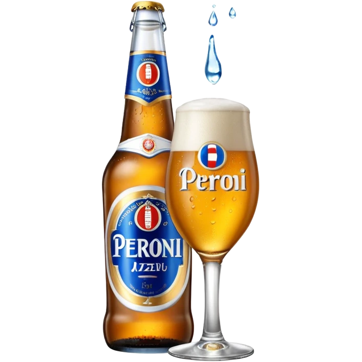 Birra Peroni Nastro azzurro grande in bottiglia da 66 cl
 emoji