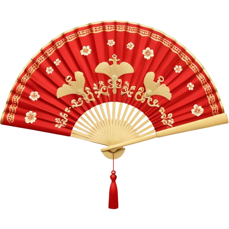 red fan emoji
